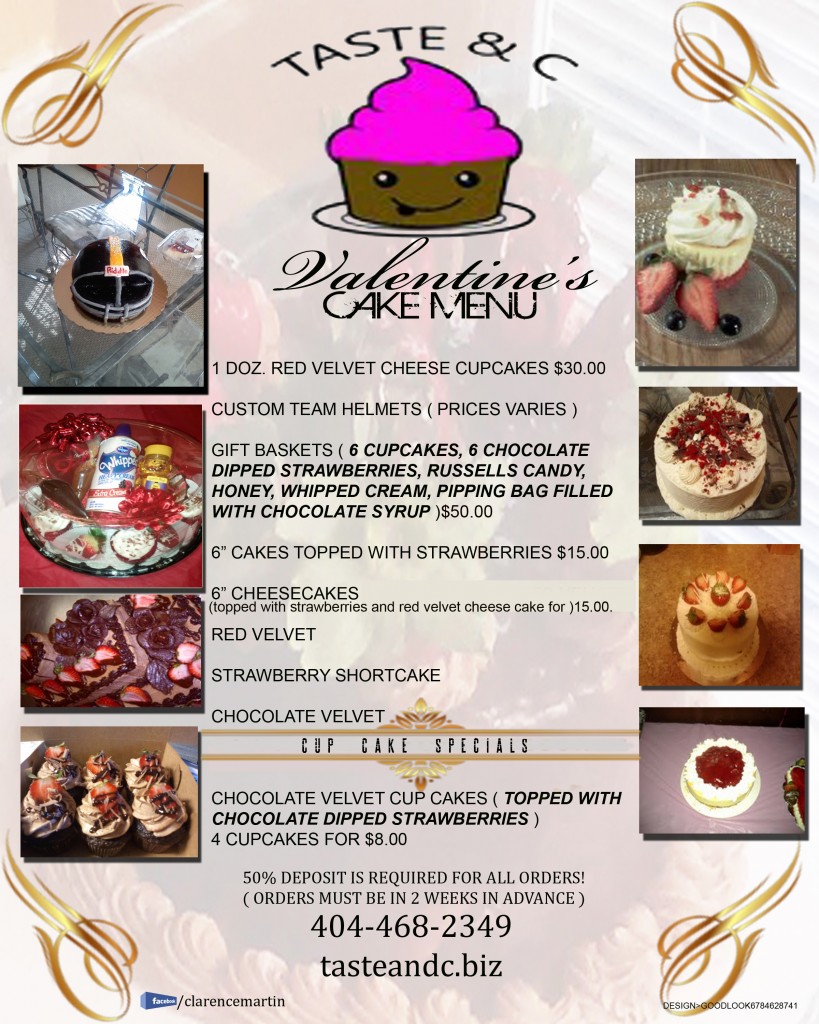 tasteandc.biz V day menu 
